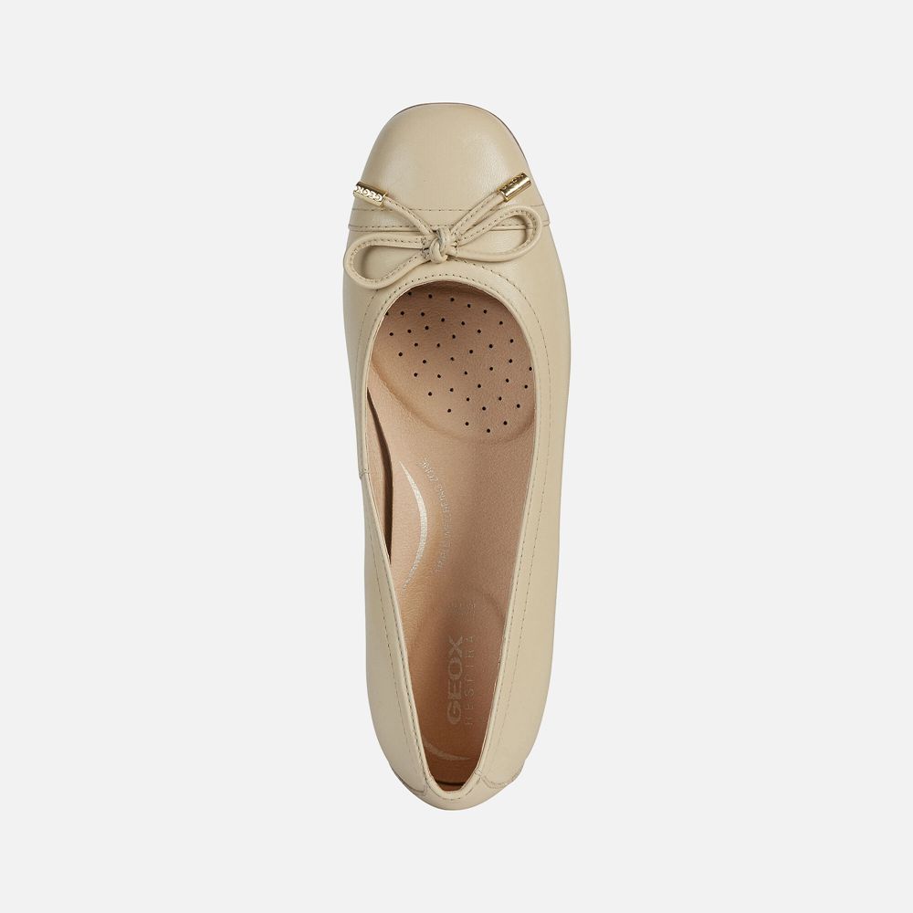 Geox Bayan Ballerina Bej Rengi - Annytah - TXM-849321